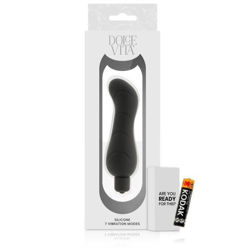 G-spot Vibrador Silicona Negro - Potencia y Placer