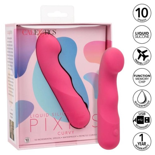 Vibrador Pixies Curvy con 10 Velocidades