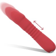 Vibrador Juni Up & Down Rojo - 10 Modos de Vibración