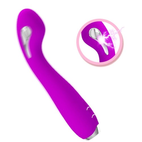 Pretty Love Hector Electroshock Vibrator Rechargeable Purple