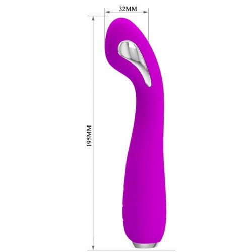 Pretty Love Hector Electroshock Vibrator Rechargeable Purple