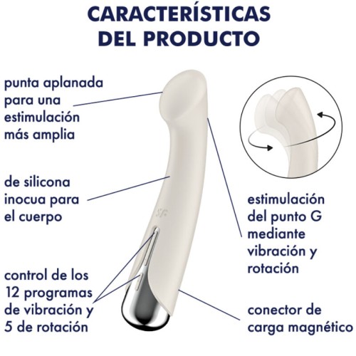 Satisfyer - Spinning G-sport 1 Vibrador Rotador - Placer Supremo