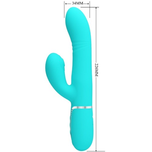 Pretty Love Multi-Function G-Spot Vibrator Aquamarine