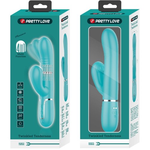 Pretty Love Multi-Function G-Spot Vibrator Aquamarine