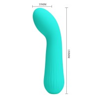 Pretty Love Faun Rechargeable Vibrator Aqua Green - G-Spot Pleasure