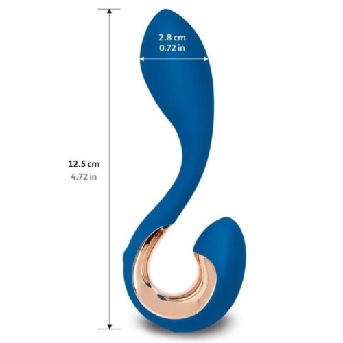 Gpop 2 G-Spot and P-Spot Vibrator Indigo Blue - Ultra Pleasure