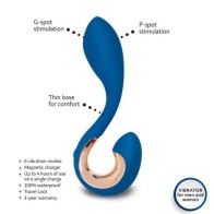 Gpop 2 G-Spot and P-Spot Vibrator Indigo Blue - Ultra Pleasure