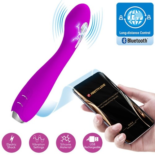 Pretty Love Hector Shock Vibrator Bluetooth Control