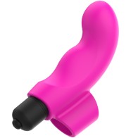 Ohmama Neon Pink Christmas Edition Finger Vibrator - Discreet Pleasure