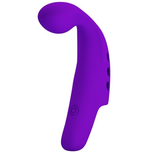 Pretty Love - Gorgon Vibrador De Dedo Recargable Morado - 10 Funciones