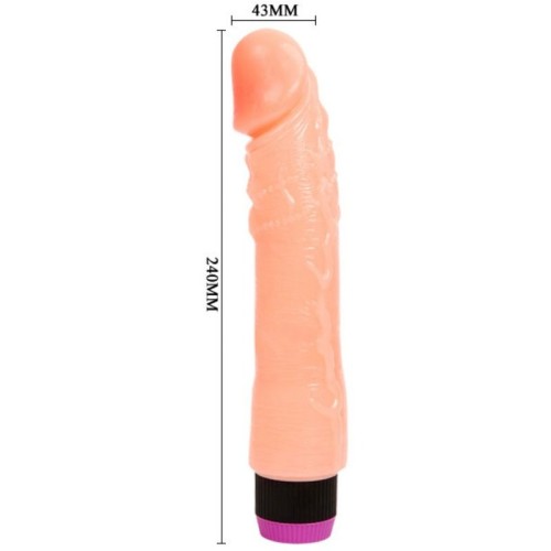 Flexible Natural Realistic Vibrator - 24 cm