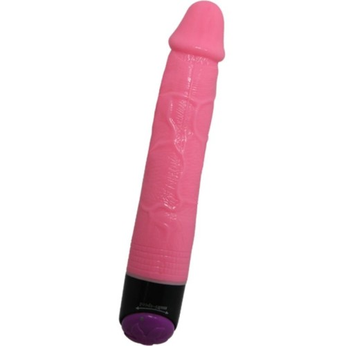 Colorful Realistic Pink Vibrator 23 Cm