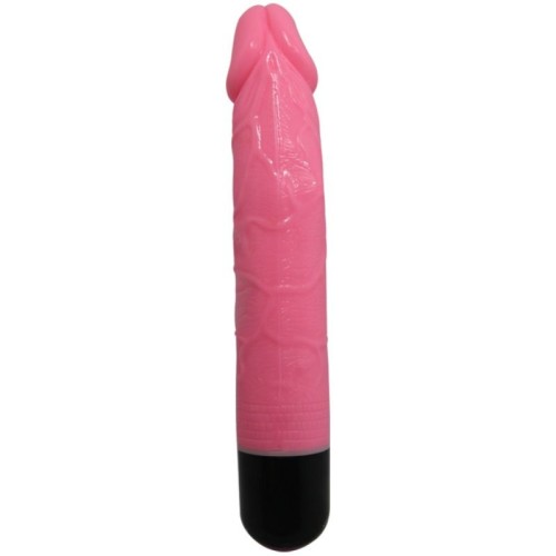 Colorful Realistic Pink Vibrator 23 Cm