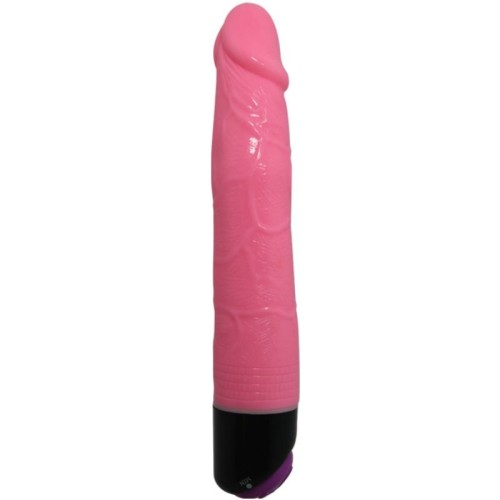 Colorful Realistic Pink Vibrator 23 Cm