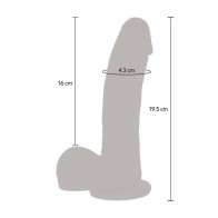 Dildo Empuje Magnético Pulsante Natural para Placer Realista