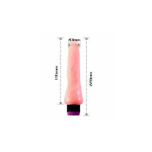 Baile Realistic Vibrator 19.5 cm