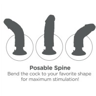 Dildo Vibrador King Cock 20.32 cm - Placer Realista