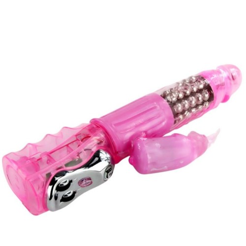 Vibrador Con Rotación Y Rabbit Multivelocidad