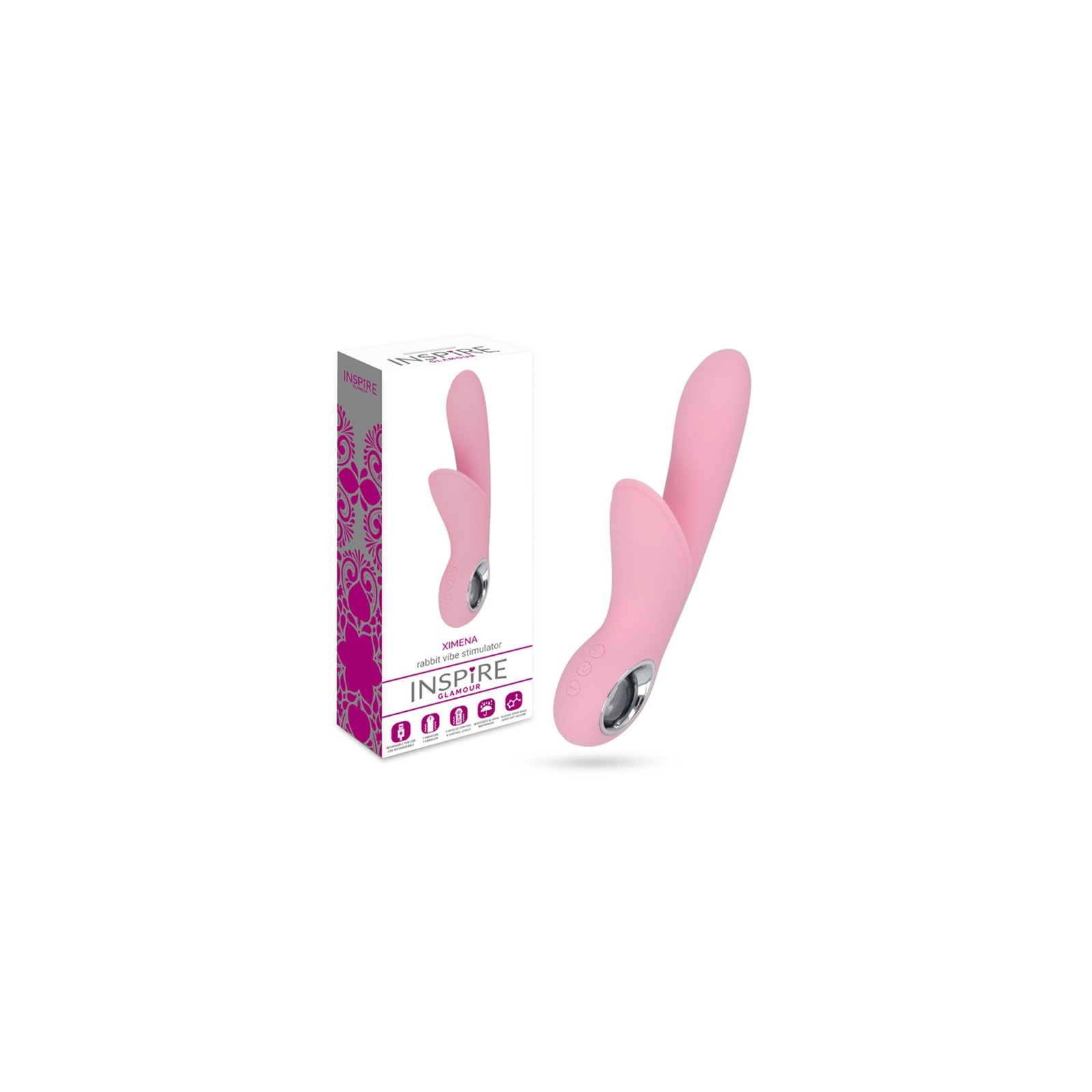 Conejo Ximena Rosa Inspire - Vibrador Premium