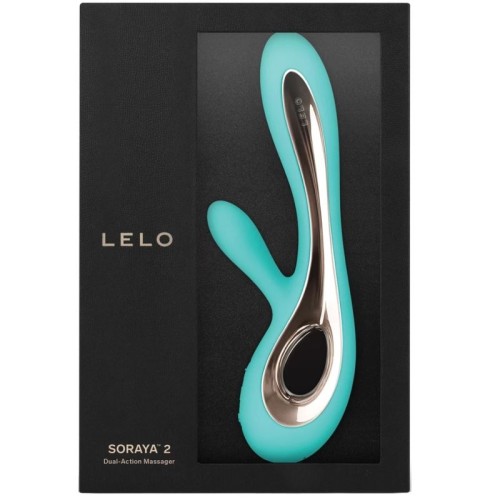 Soraya 2 Vibrador Rabbit Verde Agua para Placer Lujoso