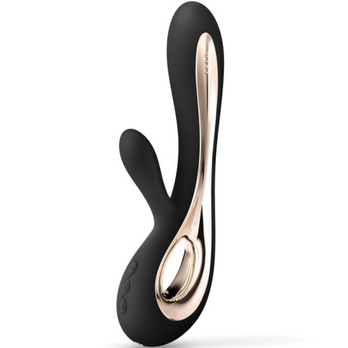 Soraya 2 Black Rabbit Vibrator - Luxury Pleasure