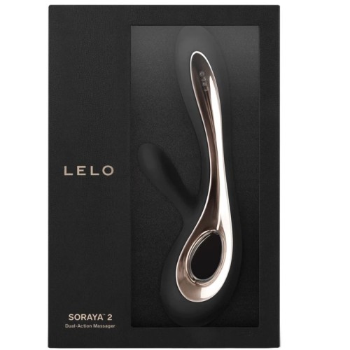 Soraya 2 Black Rabbit Vibrator - Luxury Pleasure