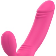 Ohmama Bix Vibrator Double Stimulation Xmas Edition Pink