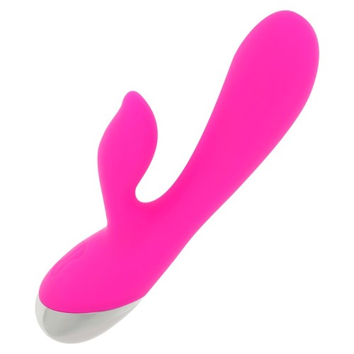 Vibrador Recargable USB con Rabbit y 10 Modos de Vibración