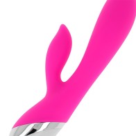 Vibrador Recargable USB con Rabbit y 10 Modos de Vibración