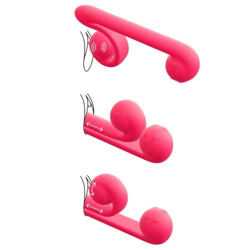 SNAIL VIBE Pink Multi-action Vibrator - Ultimate Pleasure Tool