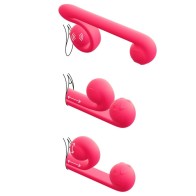 SNAIL VIBE Pink Multi-action Vibrator - Ultimate Pleasure Tool