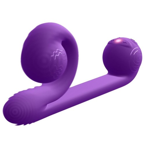 Vibrador Multiacción Lila SNAIL - Mejor Estimulación Dual