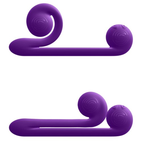 Vibrador Multiacción Lila SNAIL - Mejor Estimulación Dual