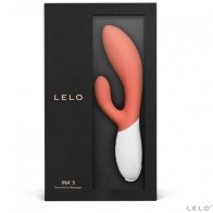 Ina 3 Vibrador Rabbit Lujo Coral