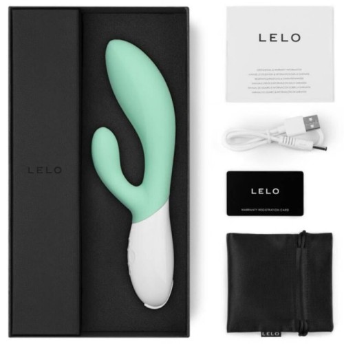 Ina 3 Verde Vibrador Rabbit Lujo Verde Agua | Placer Premium