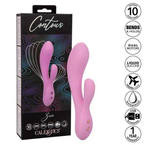 Contour Zoie Pink Dual Action Massager