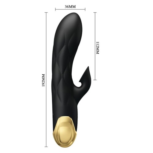 Pretty Love Gold-Plated Luxury Vibrator Black