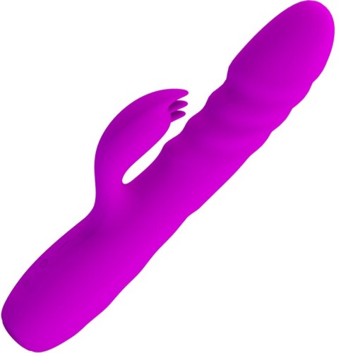 Pretty Love Melanie Rechargeable Rabbit Vibrator Purple