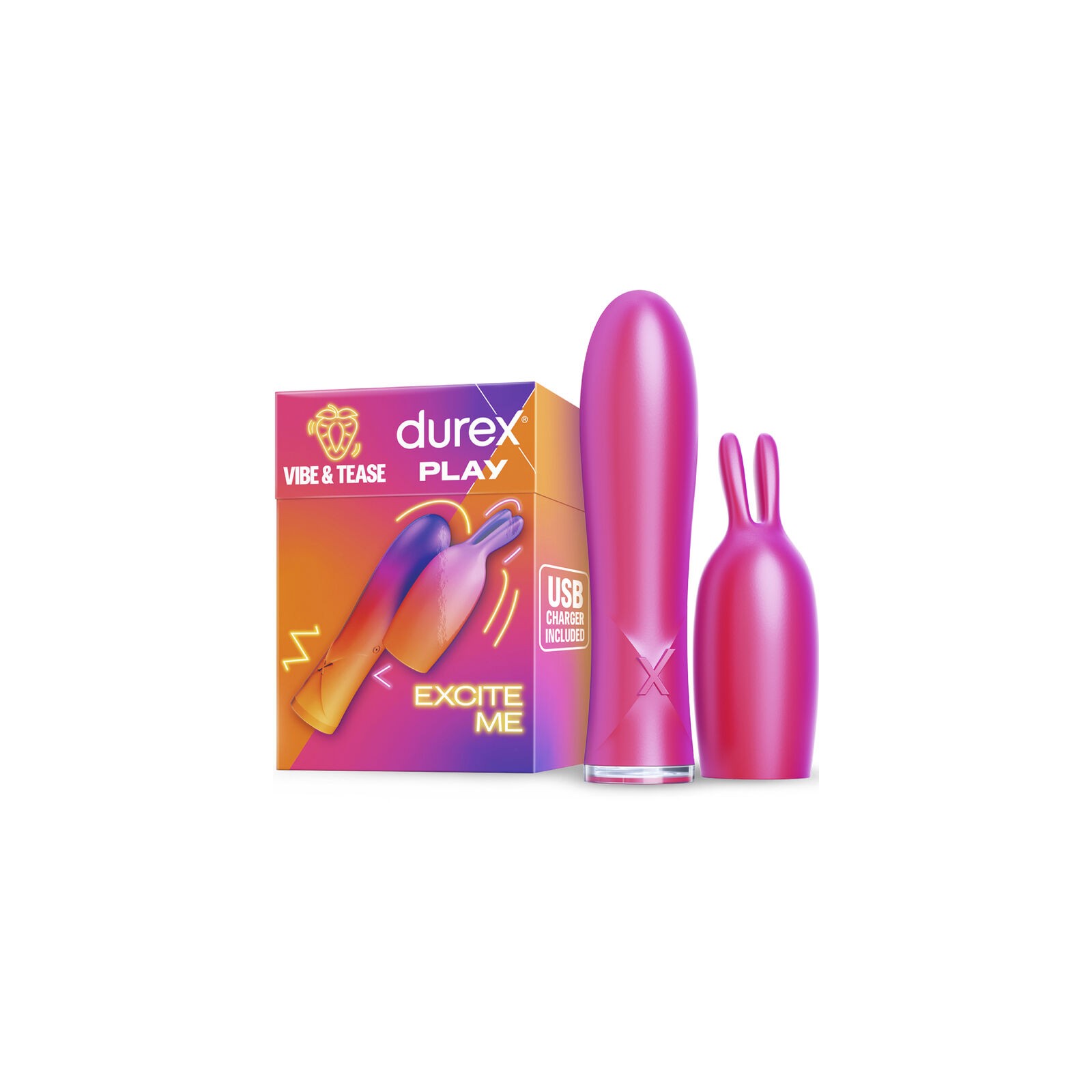 Durex - Vibrador Vibe & Tease para Placer Mejorado