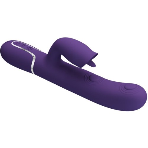 Pretty Love Purple Rabbit Vibrator with Licking Feature