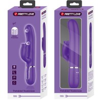 Pretty Love Vibrador Rabbit Con Licking Morado