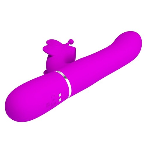 Pretty Love Vibrador Rabbit Multifunción 4 En 1 Mariposa