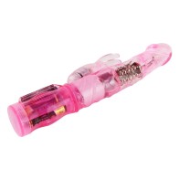 Baile Mini Rabbit Rotator Vibrator Pink - Multi-Function