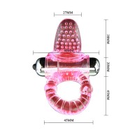 Baile Sweet Abs 10 Rhythm Ring Vibrator Pink - Ultimate Pleasure