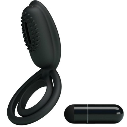 Pretty Love Esther Vibrating Ring with Clitoral Stimulator