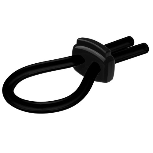 Silicone Penis Ring Black M - Performance Enhancer