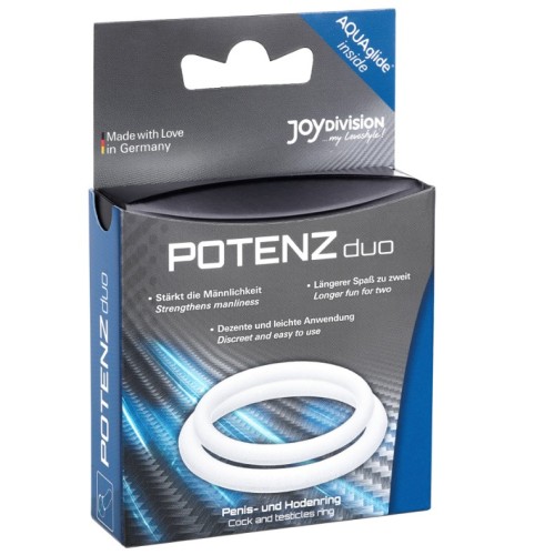 Anillos Potenz Para Pene - Talla M con Lubricante