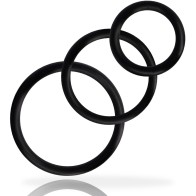 Black Penis Ring Set for Maximum Stimulation