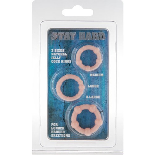 Stay Hard Three Ring Silicone Set