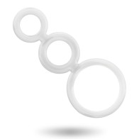 Clear Penis & Testicle Rings Set - Enhance Pleasure